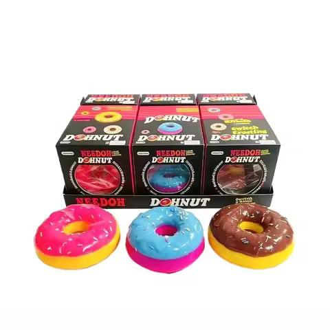 Nuevo Juguete Antiestrés Schylling NeeDoh Jelly Donut, Juguete Blandito Con Rebote Lento, Regalo Per