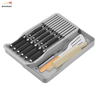 Silverware Drawer Organizer Holds 11 Cutters Cutlery Drawer Organizer Retractable Cutlery Tray Organ