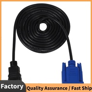 HDTV  Gold Male To VGA HD-15 Male 15Pin Adapter Cable 6FT 1.8M 1080P
