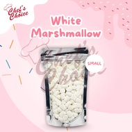 [ZIPLOCK] MINI WHITE Marshmallows for Cupcake Toppers Cookie Ice Cream Toppings 25G 50G 100G HMART