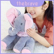 Peek-a-boo Singing Elephant Plush Toy For Babies With Fun Animated Actions