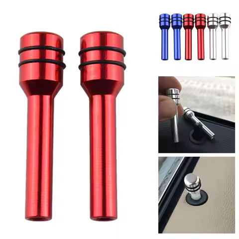 2X Car Alloy Door Lock Pins Lock Pin Screw Knob for Volkswagen VW Polo Golf 3 Beetle MK2 MK3 MK4 MK5