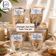 【10ate】Flavor Pack Overnight Oats Pack (Taste Trial Pack) - 4pack