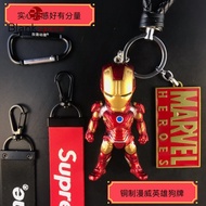 DIY ชุดพวงกุญแจตุ๊กตาการ์ตูนPVC BLANKSPACE Marvel พวงกุญแจกระเป่าแฟนสาว