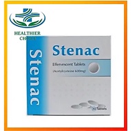 Stenac Effervescent Tablets 600mg / Acetylcysteine 600mg