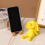 Mini Resin Ornament Creative Mobile Phone Holder Bedside Table Tablet Stand Mobile Phone Stand Desktop Decoration Wholesale