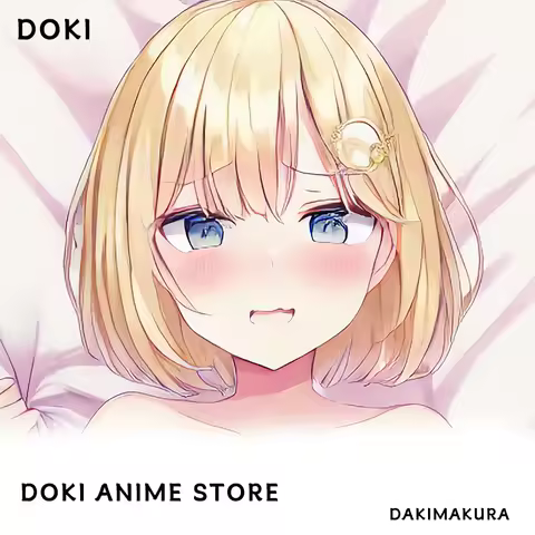 Hololive Watson Amelia Dakimakura Cover Anime Double-Sided Print Pillowcase Life-Size Body Pillow