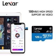 Lexar high-speed flash memory card 100M/s 512 256 128 Gb micro suitable for mobile phones/PS4, 5/switches/computers