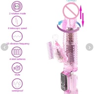 Alat Bantu Seks Vibrator Wanita Dildo maju mundur rabbit