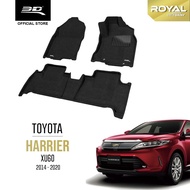 3D ROYAL Car Mat Toyota Harrier XU60 NON-TURBO (2014 - 2020)