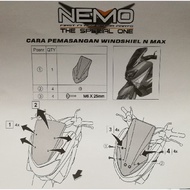 YAMAHA NMAX V1 NEMO Windshield Visor (Smoke /D.Smoke)