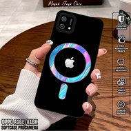 OPPO A16E Softcase OPPO A16K/ - Case OPPO A16Ehp OPPO A16K/ with Magsafe Logo Motif - Silicone OPPO 