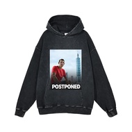 Honod Climbing 101 Taipei 101 Building Washed Hooded t American Coat Retro Clothes Long Sleeve Top C