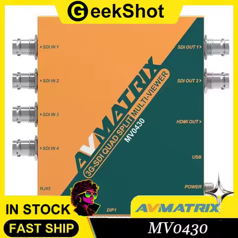 in stock AVmatrix MV0430 3G-SDI Scaling Converter Multiviewer for SDI Monitor 4 channel SDI multivie