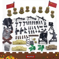 Wuhui 8 ชิ้น SWAT ทหารกองทัพ ww2 minifigures ของเล่นอาคารชุดของเล่นสำเร็จรูปเกาหลีสงคราม ww2 จีน leberation กองทัพรูปการกระทำทหารอาคารอิฐสำหรับเด็