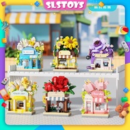[6 IN 1] MEKANSM Flower Shop Series Building Blocks Deco Brick Decoration Toy