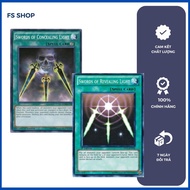 Genuine Yugioh card set of 2 light and dark swords (Common)