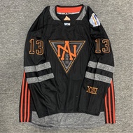 Nhl Hockey Jersey Hockey Jersey Street Hip Hop Long Sleeve hiphop Hockey Jersey Embroidered Jersey