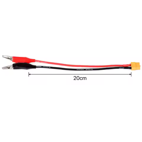 RC Cable for RC Car RC Charge XT-60 Connector Cable Alligator Clips for Measure Tool SKYRC NC2500 Pr