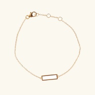 Foundry Sterling Silver Bar Enamel Bracelet