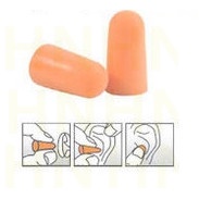 3M 1100 Disposable Ear Plug [1pair Orange] - Sleeping Earplugs Noise Reduction Soft Foam Ear Plugs