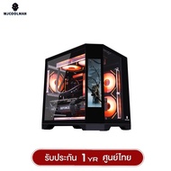 เคสคอมพิวเตอร์ WJCOOLMAN Dreamer LCD Mini (No Fan)(AIO240) M-ATX Panorama Tempered Gaming Case รับปร