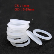 [FGHOQ-1] White O-Ring Food Grade Silicone O-Ring White Rubber Sealing Ring Waterproof High Temperat