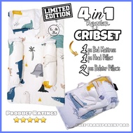 4in1 Regular Cribset Baby mattress for newborn Infant Baby. BABY BED SET | Higaan ng baby | Sapin