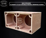 Box Speaker Planar 12 inch Double Model By BREWOG AUDIO