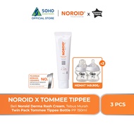 Buy Noroid Derma Rash Cream 60ml + TommeTippee PP Bottle Close to Nature Clear 150ML/4oz Twin Pack