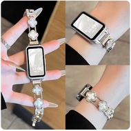 Diamond Clover Watch Strap For Huawei Band 11 pro Strap Metal Huawei Band 11 Strap Steel Huawei Band