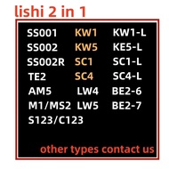 Lishi 2 in 1 2in1 SS001 SS002 SS002R LW4 LW5 TE2 S123 KW1 KW5 SC1 SC4 R52 M1/ MS2 R52-L KW1-L KW5-L 