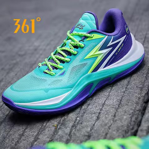 361 Degrees Men's Basketball Shoes LIGHT UP 1 Breathable stable Traction Protect Antiskid Sportswear
