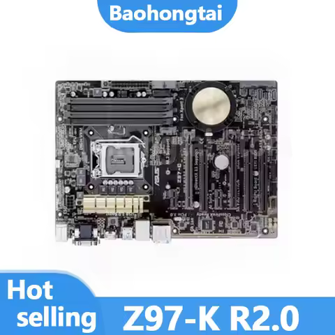 100% test Asus Z97-K R2.0 original motherboard slot LGA 1150 DDR3 Z97 SATA3 USB3.0 desktop mothe100%