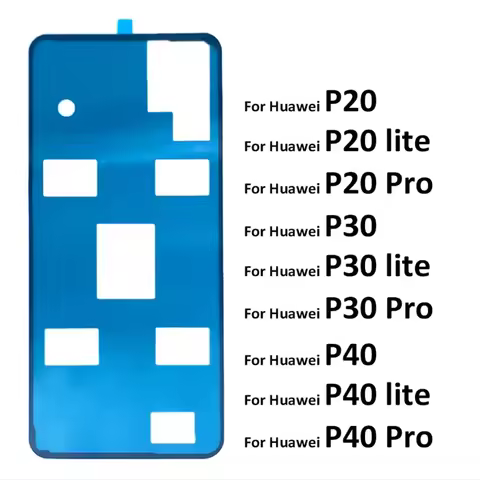 2pcs P30 Pro Back Battery Cover Door Sticker Adhesive Glue Tape For Huawei P30 Lite P10 Lite P20 Pro