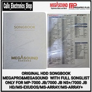 Megapro Plus And Megasound Hard Disc Songbook For MP-7000 JB/7000 JB NS+/7000 JB HD/EXUDOS/MS-ARRAY
