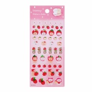 水果風 水晶貼紙-草莓/西瓜/櫻桃/橘子(1入)