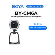 BOYA BY-CM6A/BY-CM6B All In One Webcam USB Cardioid With 1080p/4K Resolution