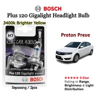 Untuk Proton Preve~Sepasang 3400K 12V Bosch Plus 120 Gigalight H7 Mentol Lampu Rendah Depan Kereta (