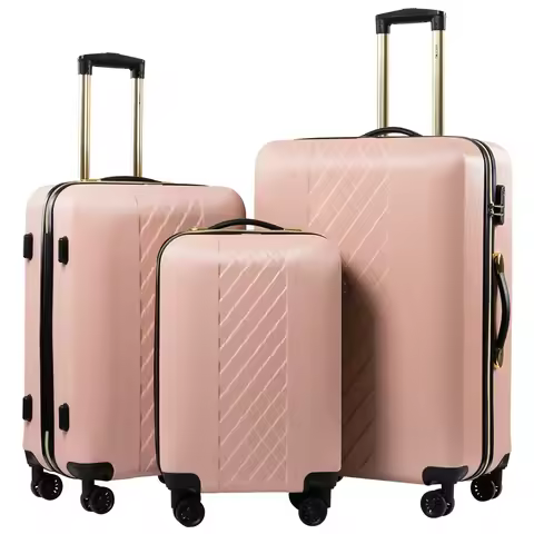 20 inch password lock suitcase, 24 inch airplane wheel luggage, 28 inch college travel suitcase, sma