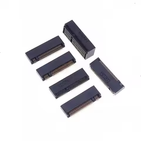 2pcs M.2 Connector 67P A E M KEY NGFF Interface Socket for SSD with H=3.2/4.2/4.8/6.7/8.5