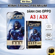 Oppo A3X / A3 premium full screen tempered glass bibi phone screen protector