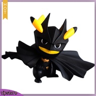 (VIP)  10cm Pikachus Figure Cosplay Marvel Batman Cute Miniature Figurine Ornament Collectible Super Hero Pokemons Anime Action Figure Hobby Collection