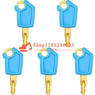 10/5/1pcs New 5P8500 Blue Ignition Start and Door Lock High Quality Key for Excavator Dozer Loader 5
