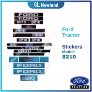 Sticker Tractor Ford 8210