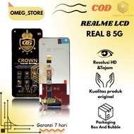 LCD G0LDEN CR0WN TOUCHSCREEN REALM3 8 5G / V13 / Q3 / RMX3241 ORIGINAL FULLSET COMPLETE...