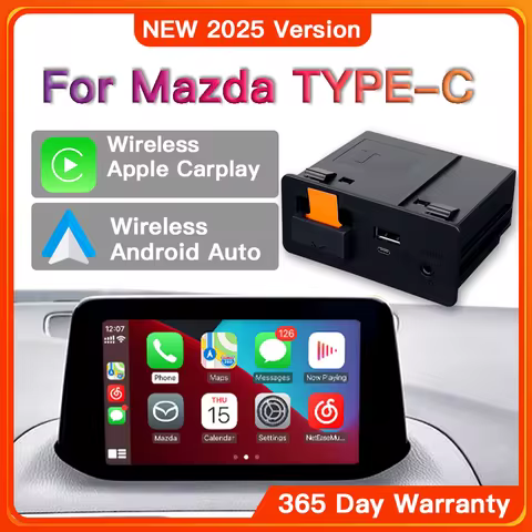 New Upgrade Wireless CarPlay Android Auto for Youtube USB adapter hub Mazda 3 6 2 CX3 CX5 CX8 CX9 MX