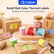 Clabel Colour Thermal Label Waterproof Oilproof Scratchproof for Skincare Bakery Retail