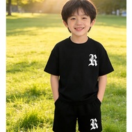 kids Superman terno boy fit 2-4 years old /2-5 years old Boy Clothes Corp Terno Set Summer Tshirt