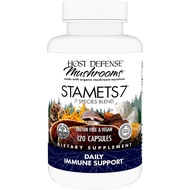 Host Defense Stamets 7-7 Species Blend - Mushroom Supplement for Immune Support - Includes Royal Sun